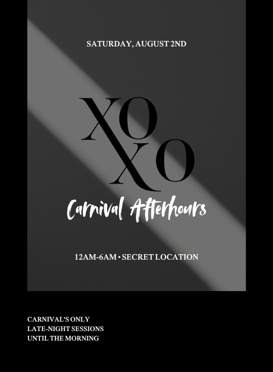 XOXO Afterhours Saturday